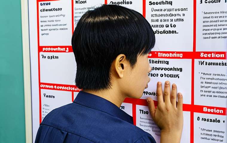 ** A person looking thoughtfully at a flowchart or Ishikawa diagram filled with Vietnamese words, brainstorming solutions to a problem. The setting is a modern, bright co-working space in Ho Chi Minh City. Focus on the individual's determined expression.

**